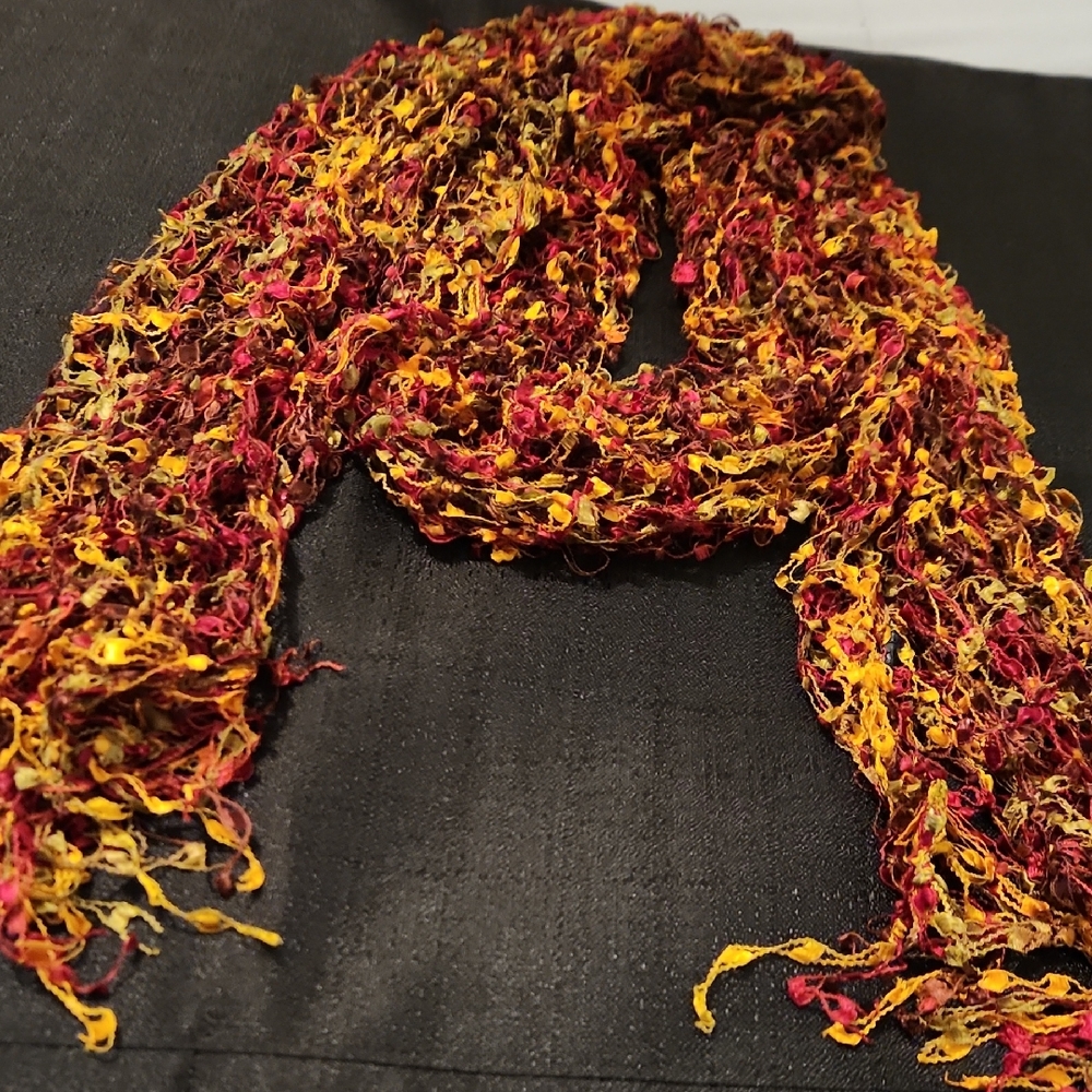 Multicolor Knit Scarf